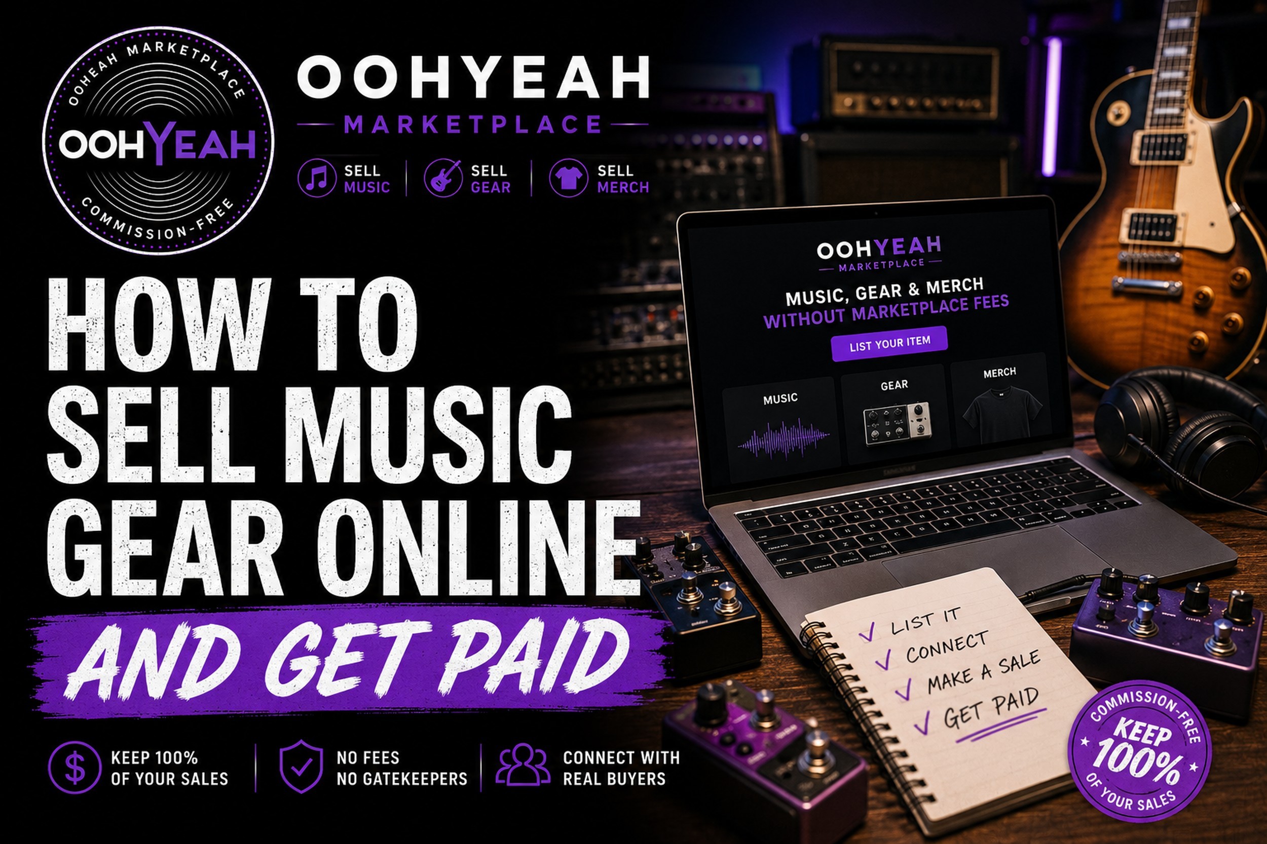 How to Sell Music Gear Online and Get Paid