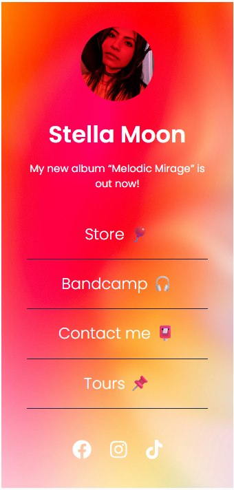 Link in Bio – Music Artist