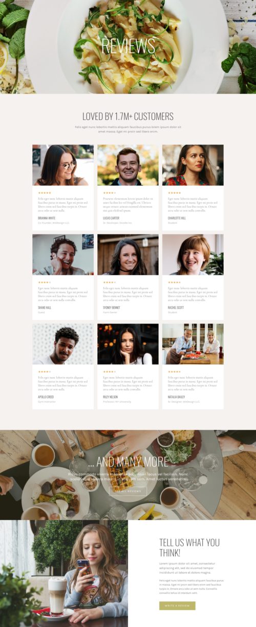 Vegan Restaurant - Reviews