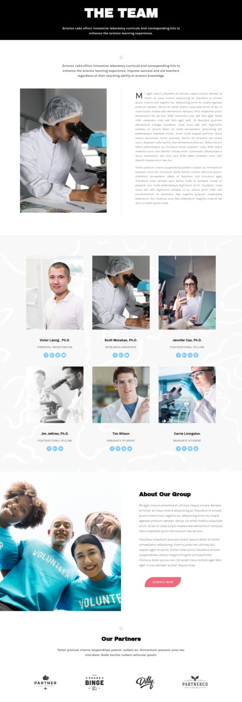 Science Lab Team 1