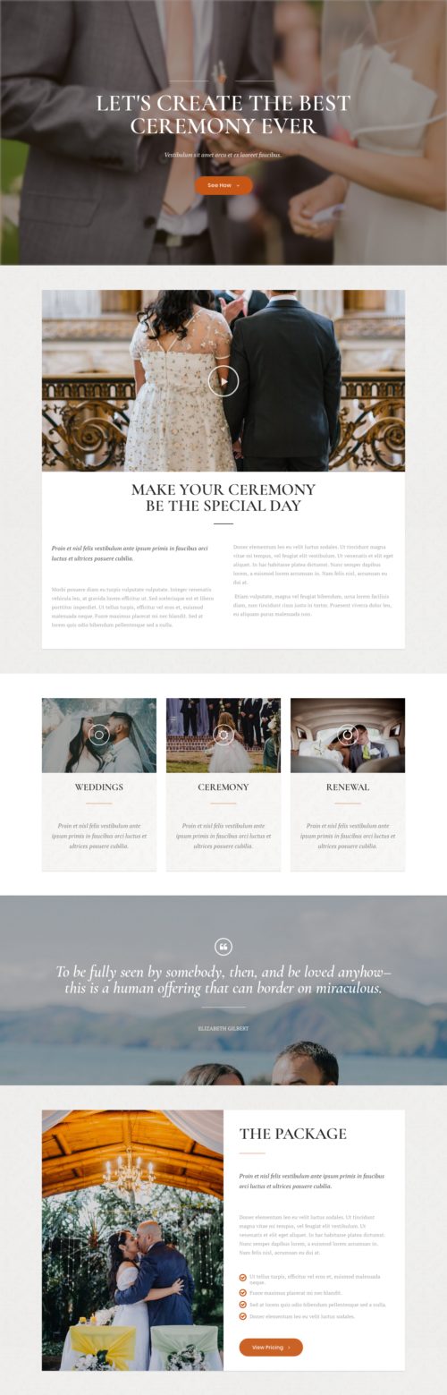 Marriage Celebrant - Home 3