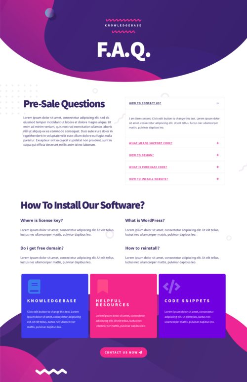 Web Agency - FAQ
