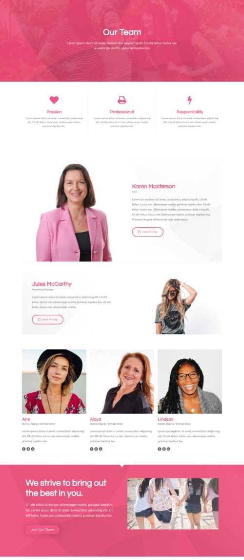 Women's Networking - Team 1