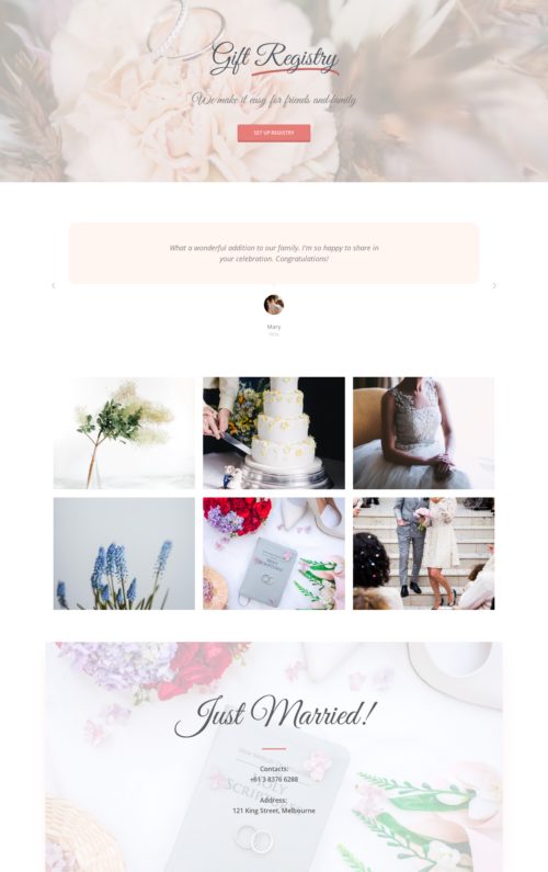 Weddinhg - Gift Registry 2