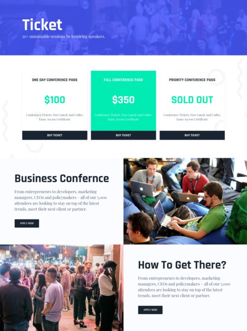 Conference Ticket