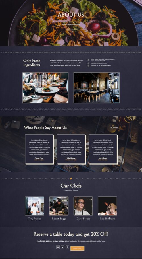 Mediterranean Restaurant About