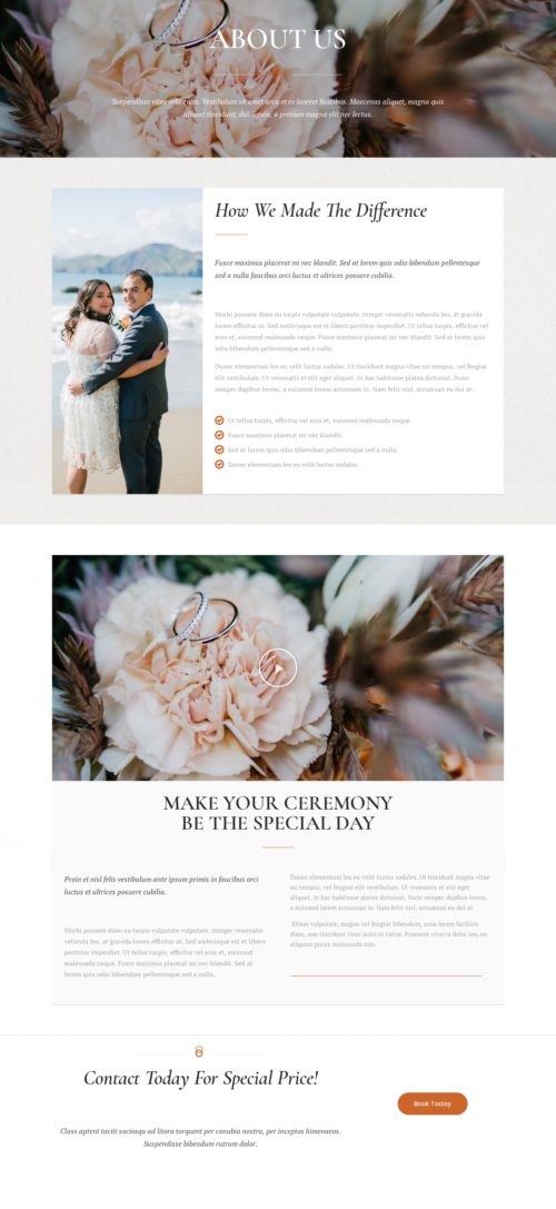 Marriage Celebrant - About 2