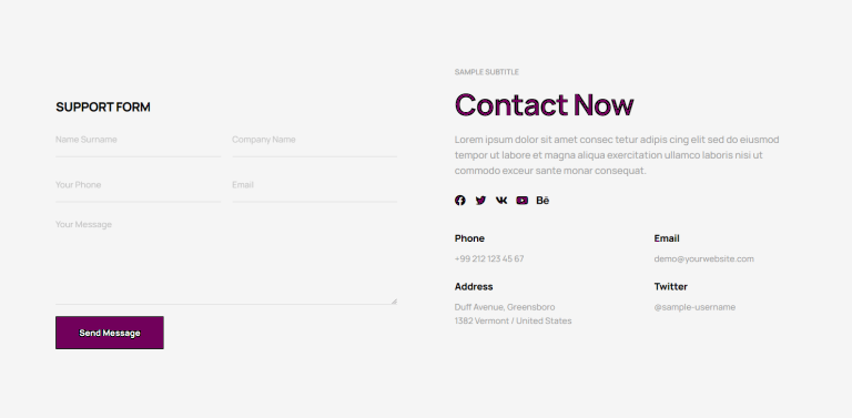 Contact c837