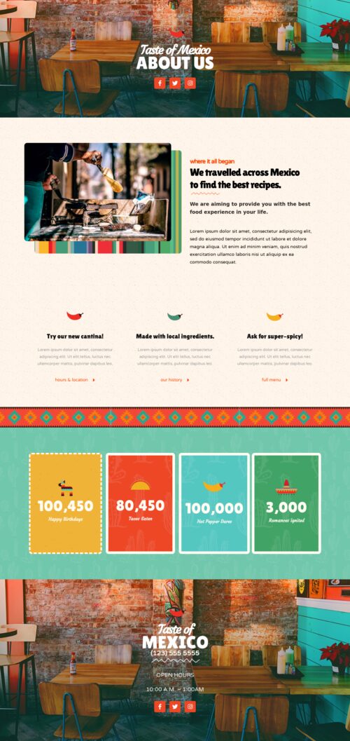 Mexican Restaurant - About Us