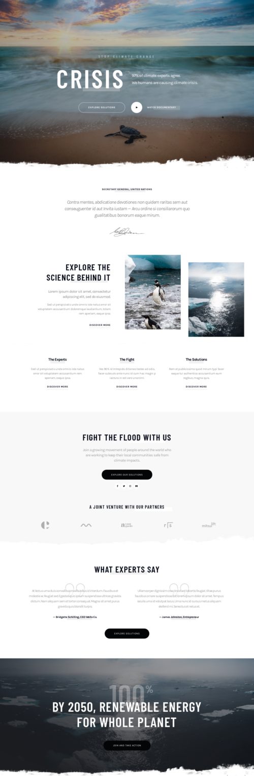 Climate Change Awareness - Home 1