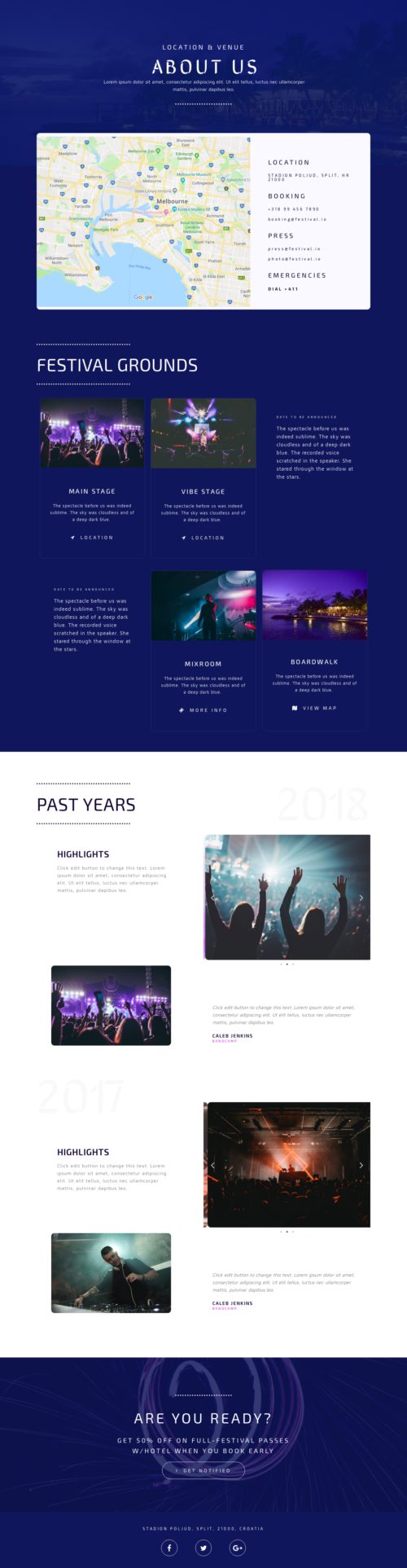 Music Festival - About Us