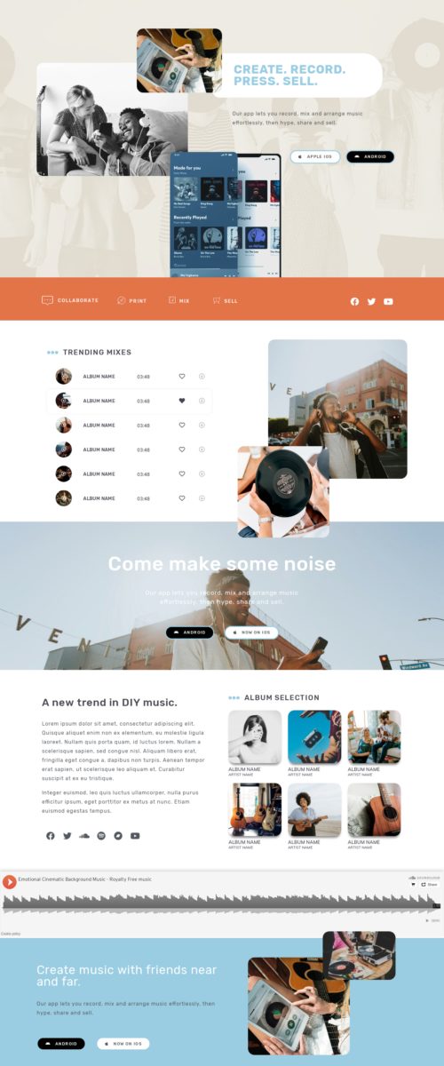Music App - Features