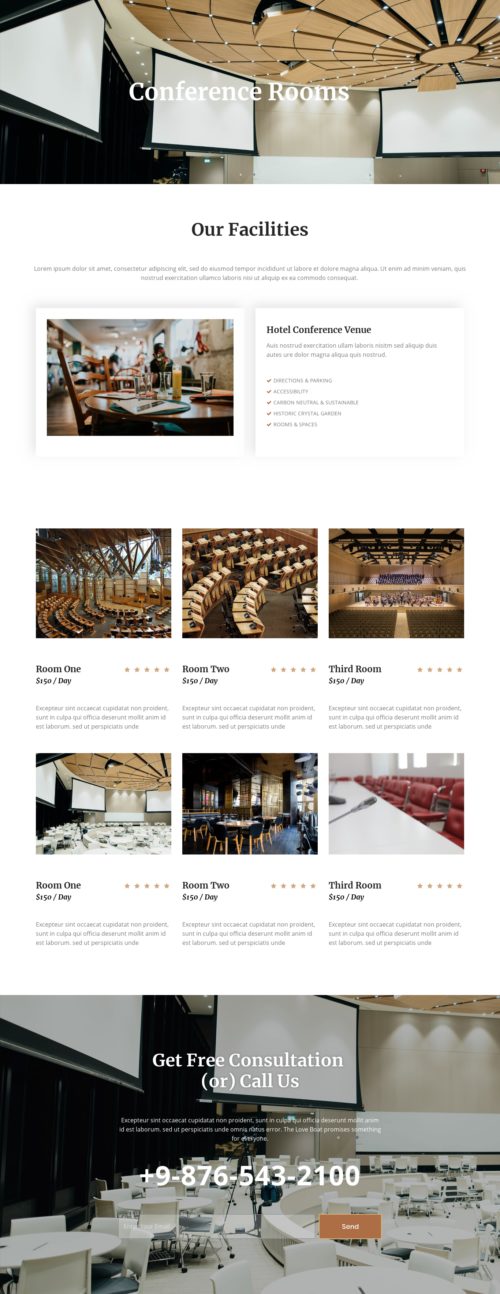 Conference Venue - Conference Rooms