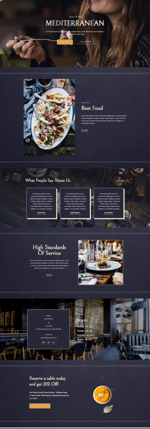 Mediterranean Restaurant Home 2