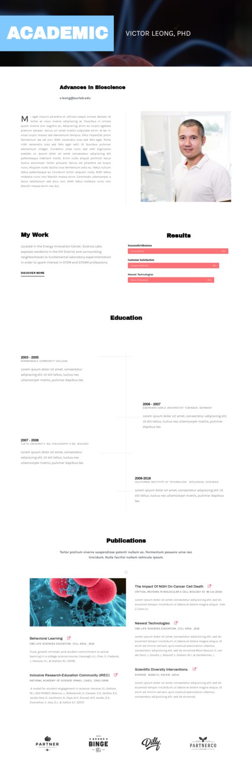 Science CV