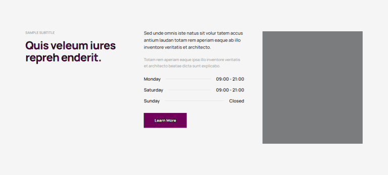Working Hours c2347