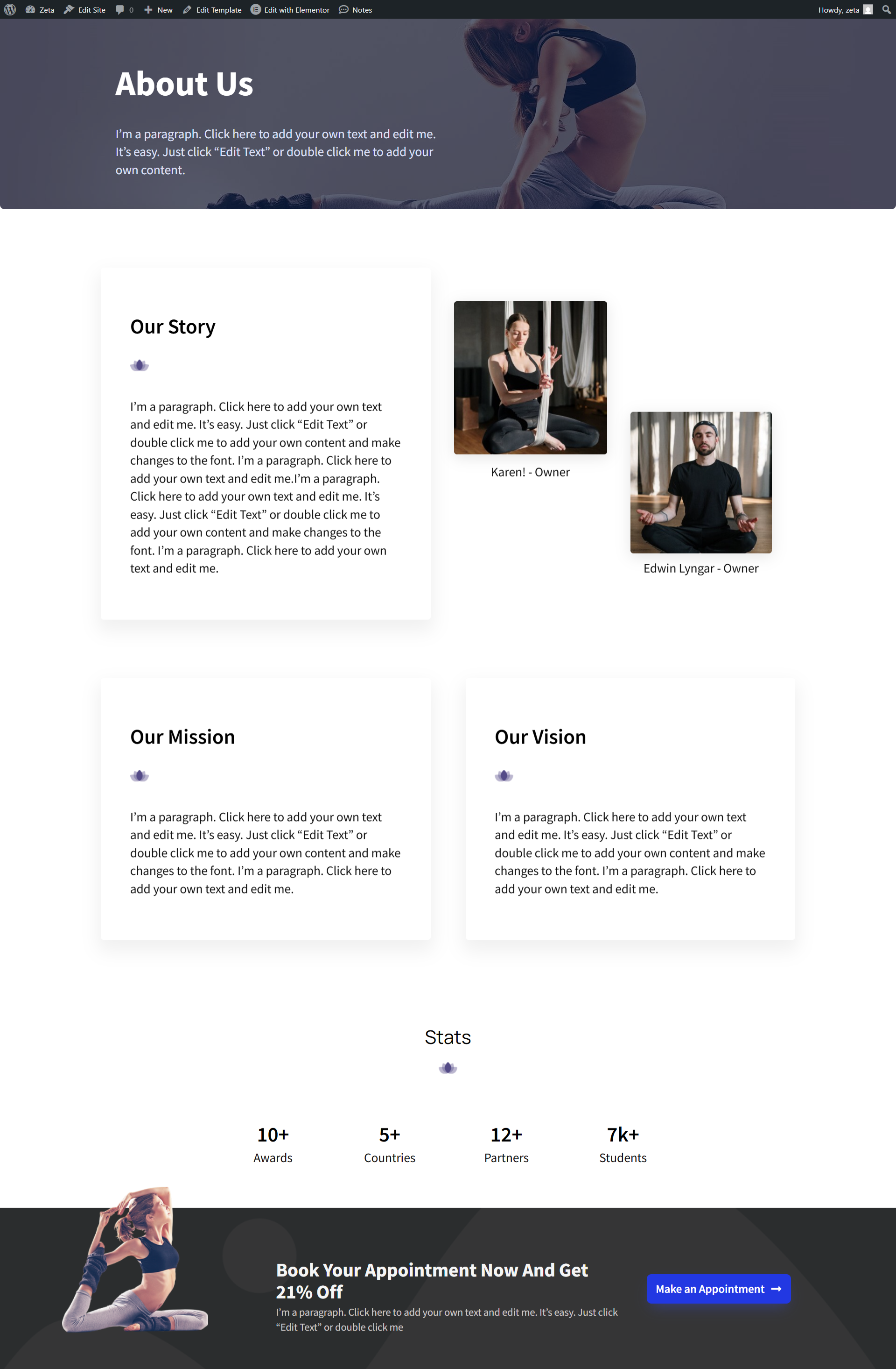 Yoga V1 - About Us