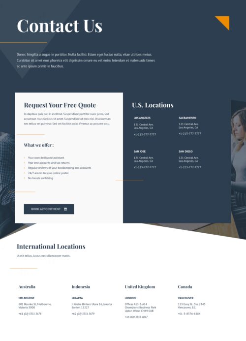 Accounting Firm - Contact us 2