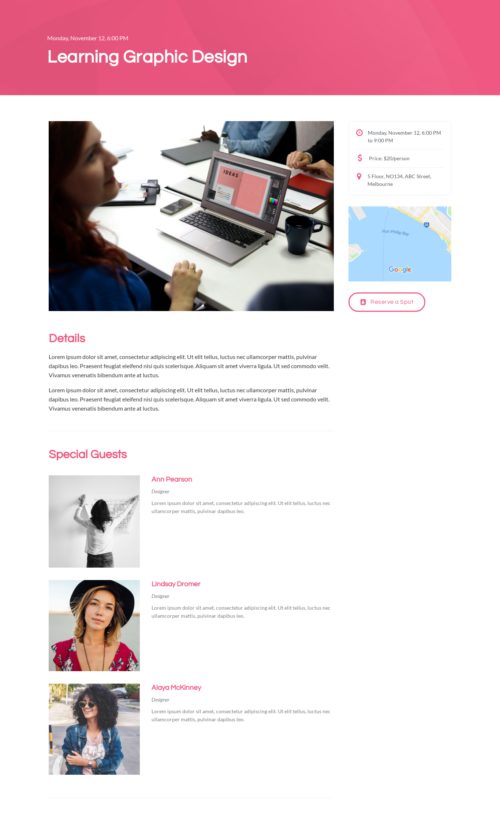 Women's Networking - Event Details
