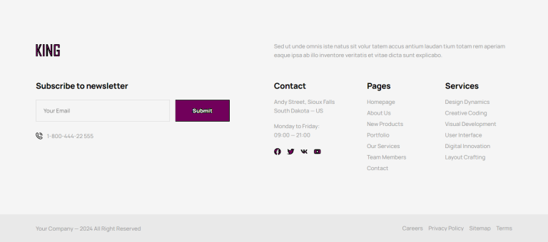 Footer c2451