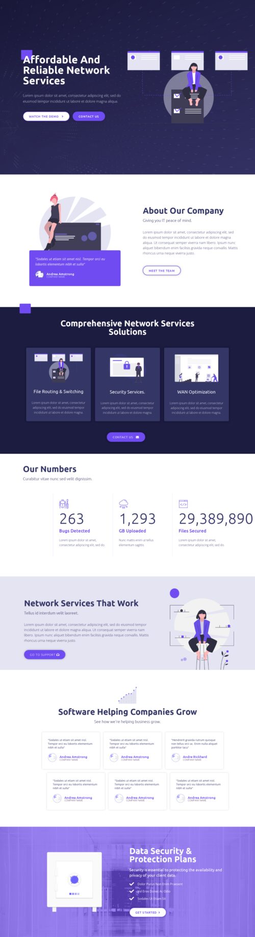 Internet Company - Home 1