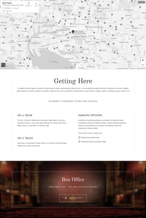 Theatre Company - Getting here