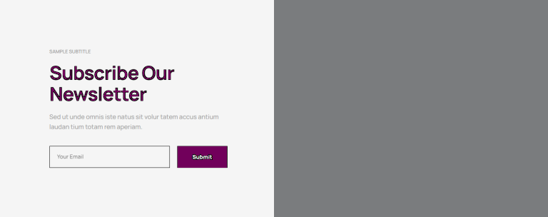 Email Opt-in c970