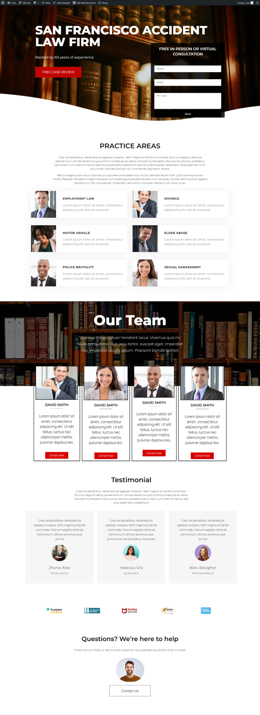 Law Firm – Home V4
