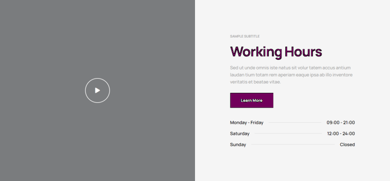 Working Hours c917