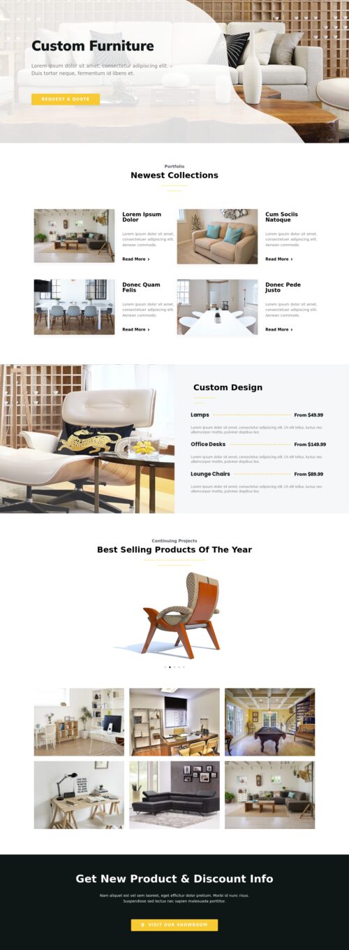 Handmade Furniture - Service 1