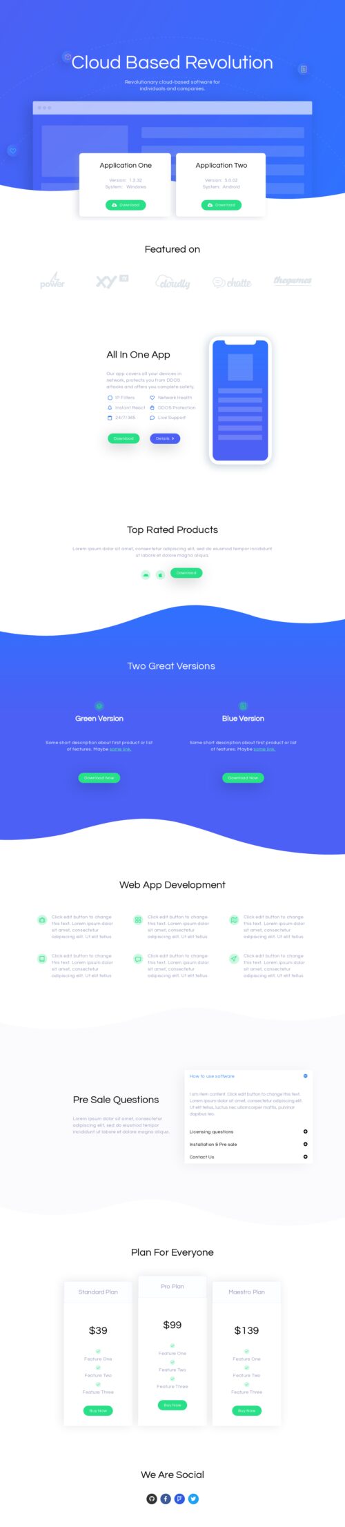 SaaS App - Home 2