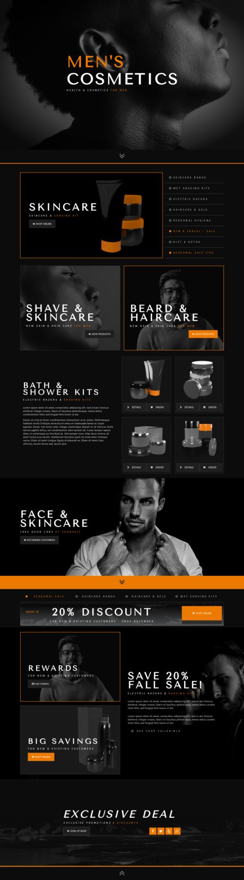 Men's Cosmetics - Home 2