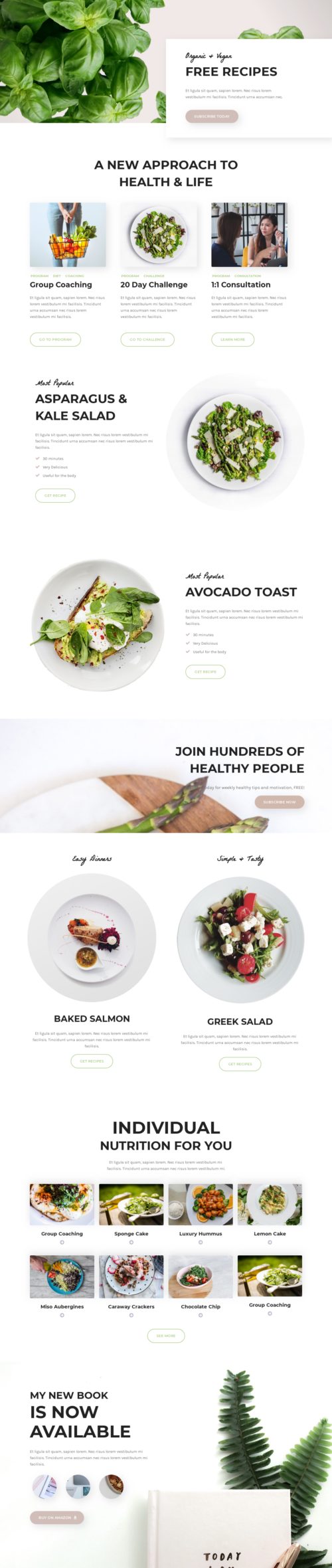 Nutritionist Recipes