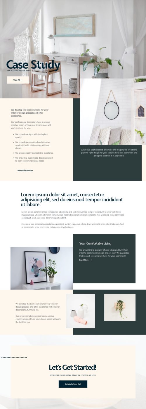 Interior Design - Case Study