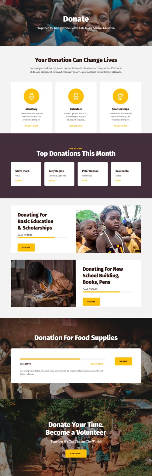 Charity Donate