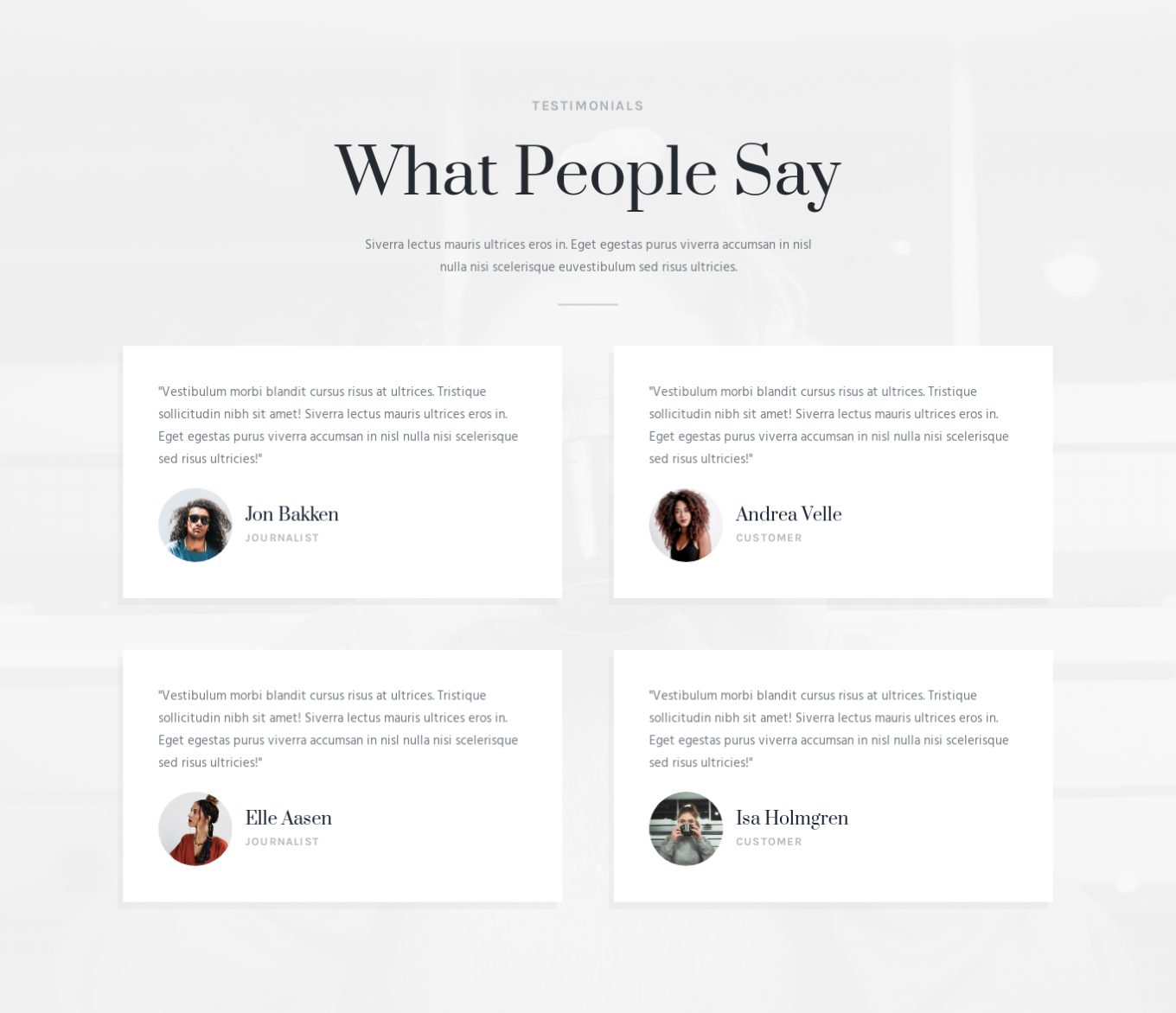 Testimonial Grid 11