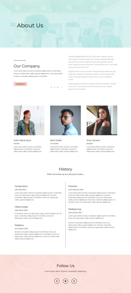 Mobile App About