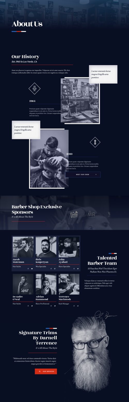 Barber - About us