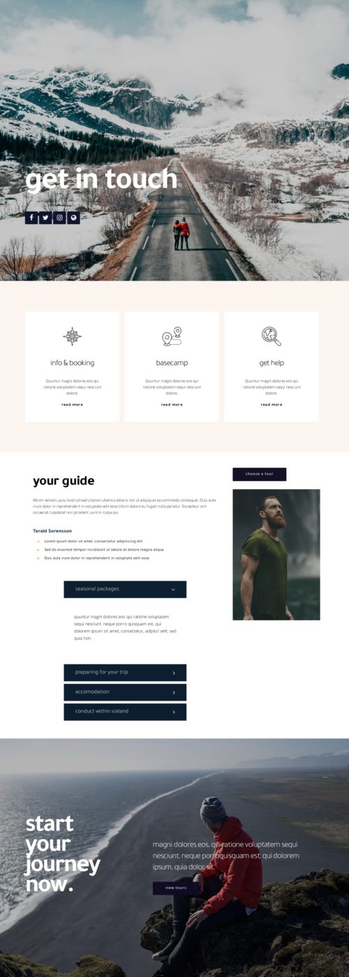 Local Tourism Guide - Contact 2