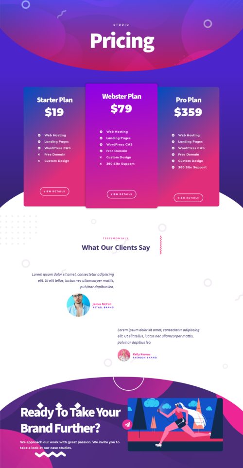 Web Agency - Plans