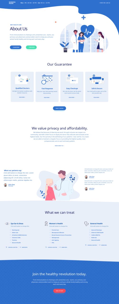 Modern Clinic - About Us