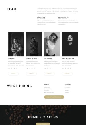 Coffee Shop - Team