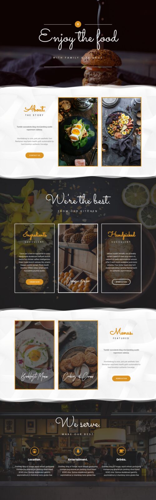 Restaurant & Cafe Home Restaurant