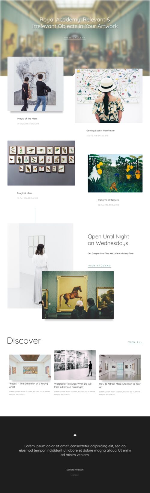 Art Gallery - Home 4
