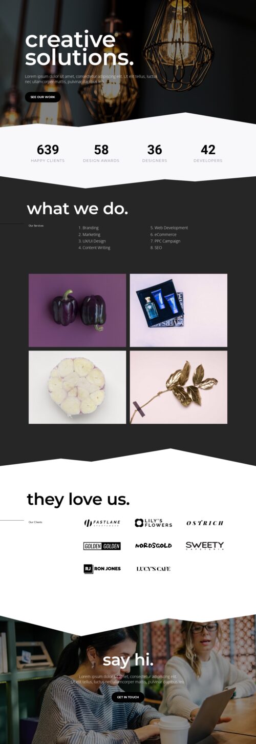 Creative Agency - Home 1