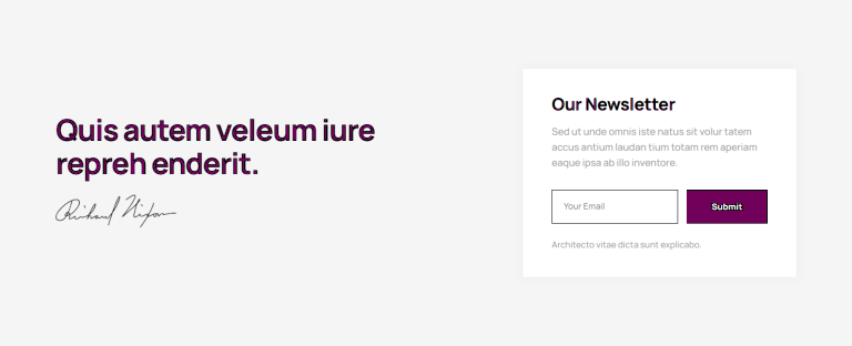 Email Opt-in c960
