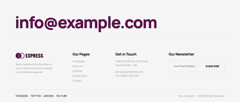 Footer c3467