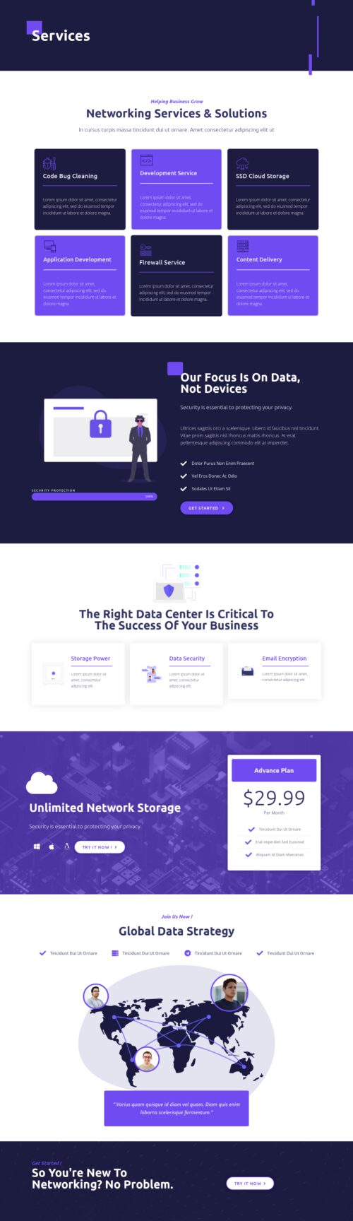 Internet Company - Services