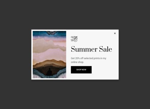 Artist Popup