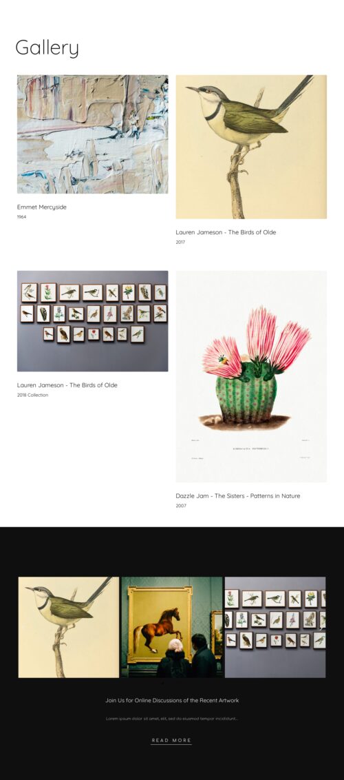 Art Gallery - Gallery 1